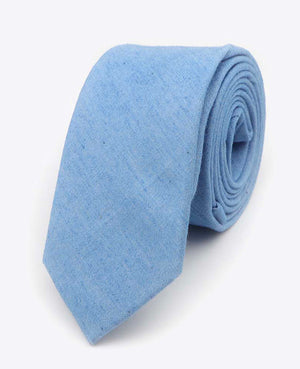 Cravatta Blu n°6 Uomo in Cotone | Edgard - Unipap's