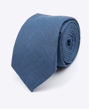 Cravatta Blu n°8 Uomo in Cotone | Edgard | Unipap's