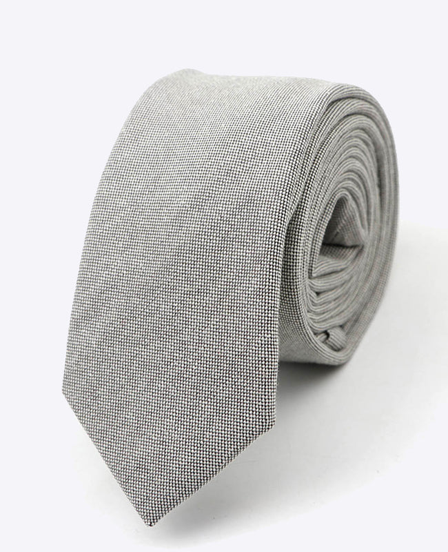 Cravatta Grigio n°1 Uomo in Cotone | Edgard - Unipap's