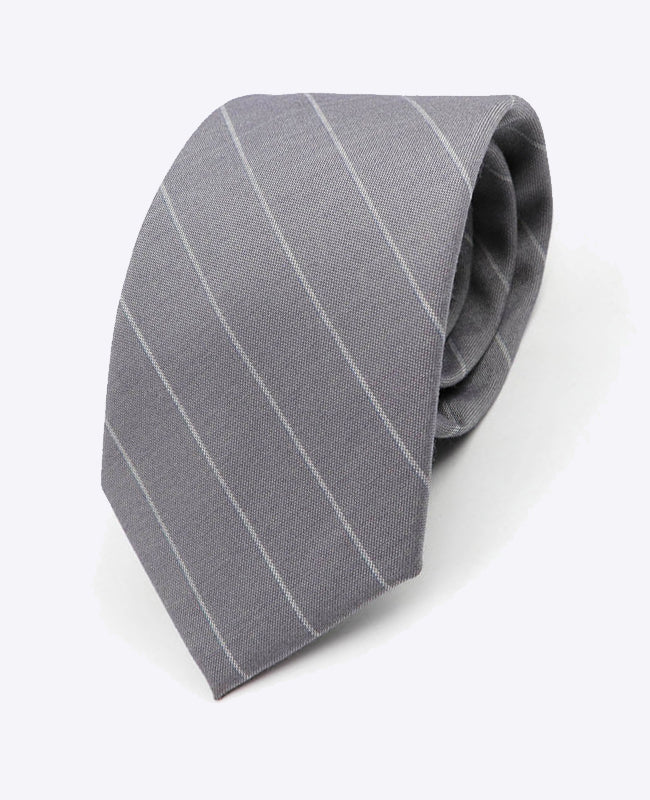 Cravatta Grigio n°1 Uomo in Poliestere | Gaston - Unipap's