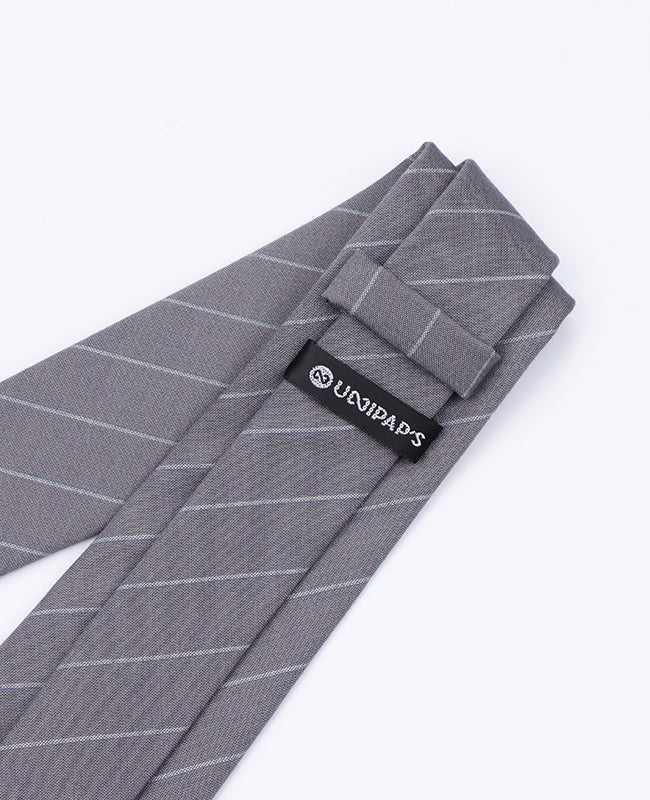 Cravatta Grigio n°1 Uomo in Poliestere | Gaston - Unipap's