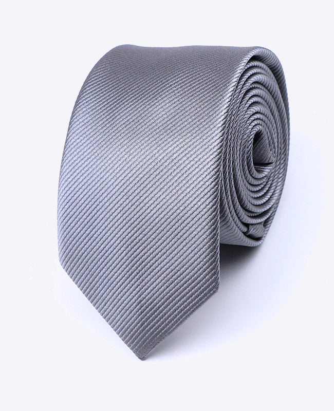 Cravatta Grigio n°1 Uomo in Poliestere | Lucien - Unipap's
