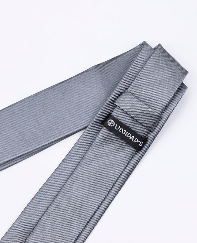 Cravatta Grigio n°1 Uomo in Poliestere | Lucien - Unipap's