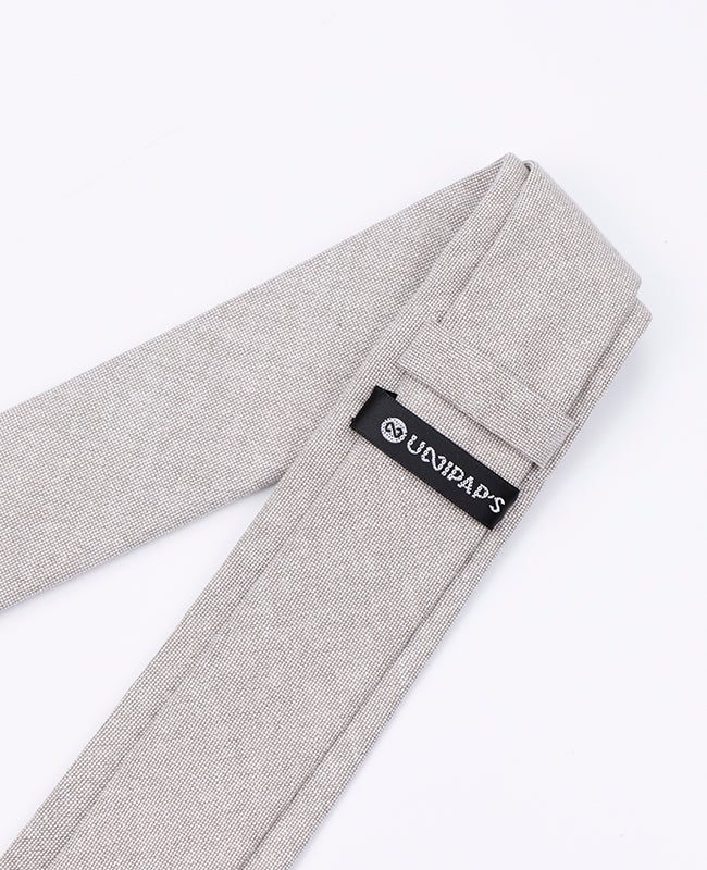 Cravatta Grigio n°2 Uomo in Cotone | Edgard - Unipap's