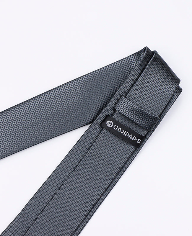 Cravatta Grigio n°2 Uomo in Poliestere | Martin - Unipap's