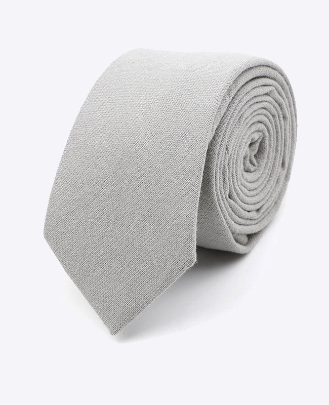 Cravatta Grigio n°3 Uomo in Cotone | Edgard | Unipap's