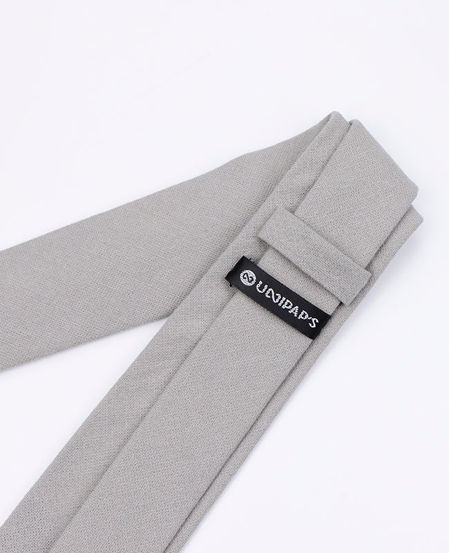 Cravatta Grigio n°3 Uomo in Cotone | Edgard | Unipap's