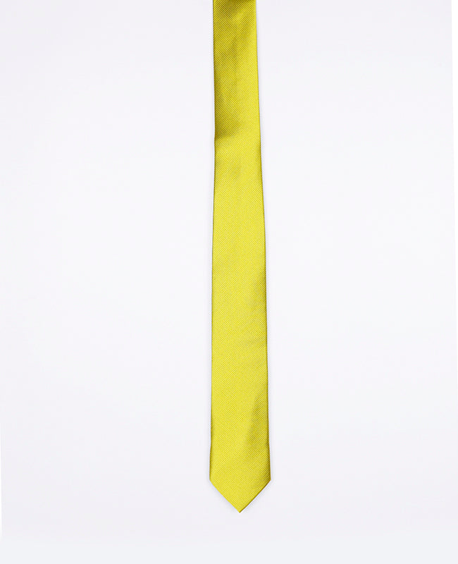 Cravatta Giallo n°2 Uomo in Poliestere | Lucien - Unipap's