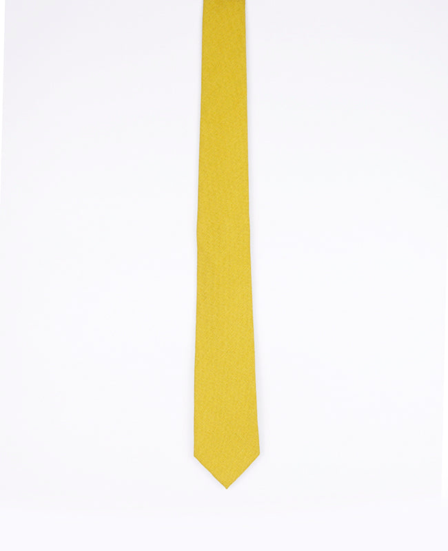 Cravatta Giallo Uomo in Cotone | Edgard | Unipap's