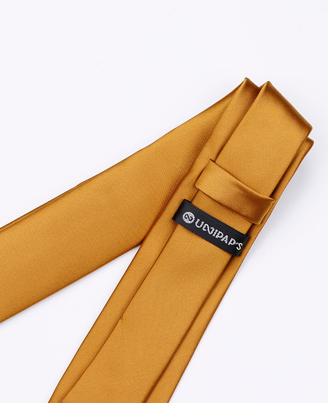 Cravatta Oro n°1 Uomo in Poliestere | Jules - Unipap's