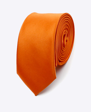 Cravatta Arancione Uomo in Poliestere | Jules - Unipap's
