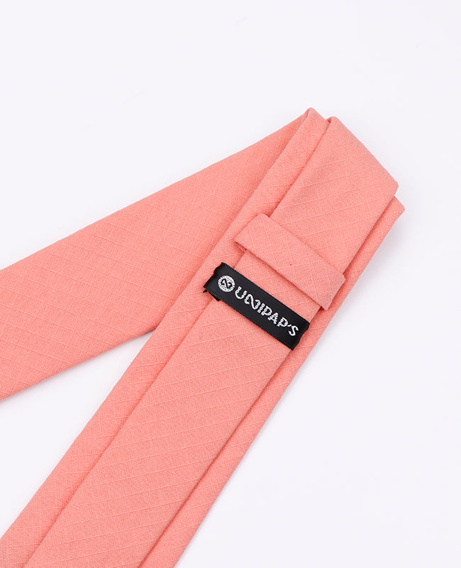 Cravatta Rosa n°1 Uomo in Cotone | Oscar - Unipap's