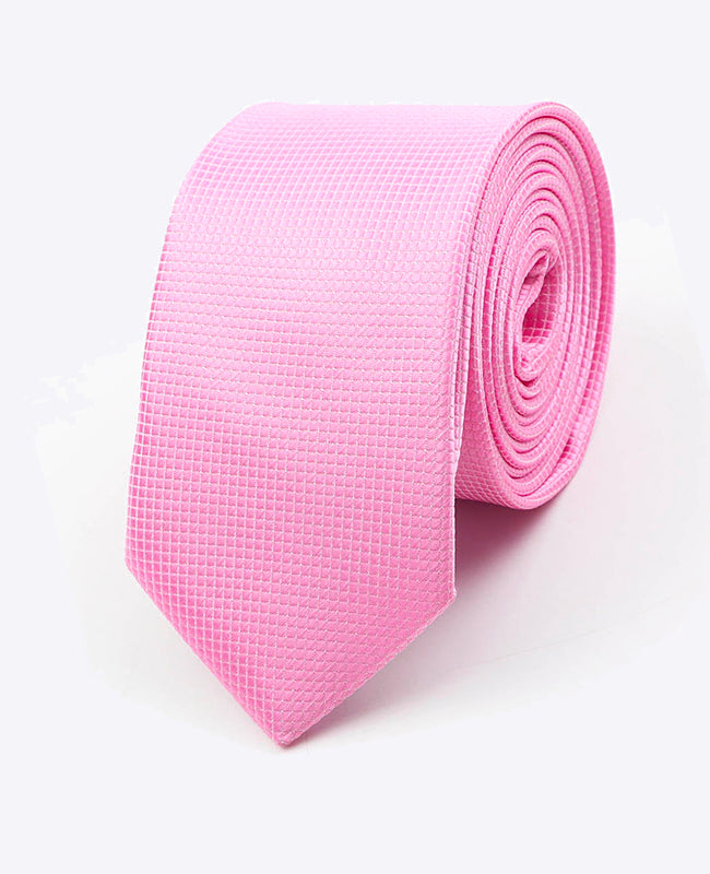 Cravatta Rosa n°2 Uomo in Poliestere | Martin - Unipap's