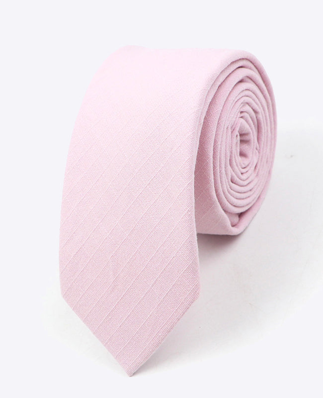 Cravatta Rosa n°3 Uomo in Cotone | Oscar - Unipap's