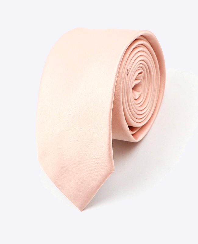 Cravatta Rosa n°5 Uomo in Poliestere «Anatole»