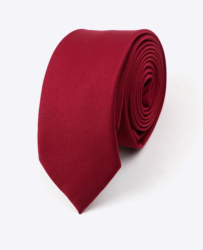 Cravatta Rosso Uomo in Poliestere | Anatole - Unipap's