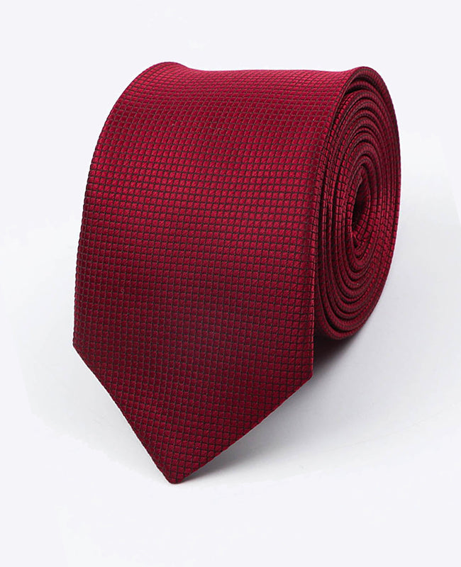 Cravatta Rosso n°1 Uomo in Poliestere | Martin - Unipap's