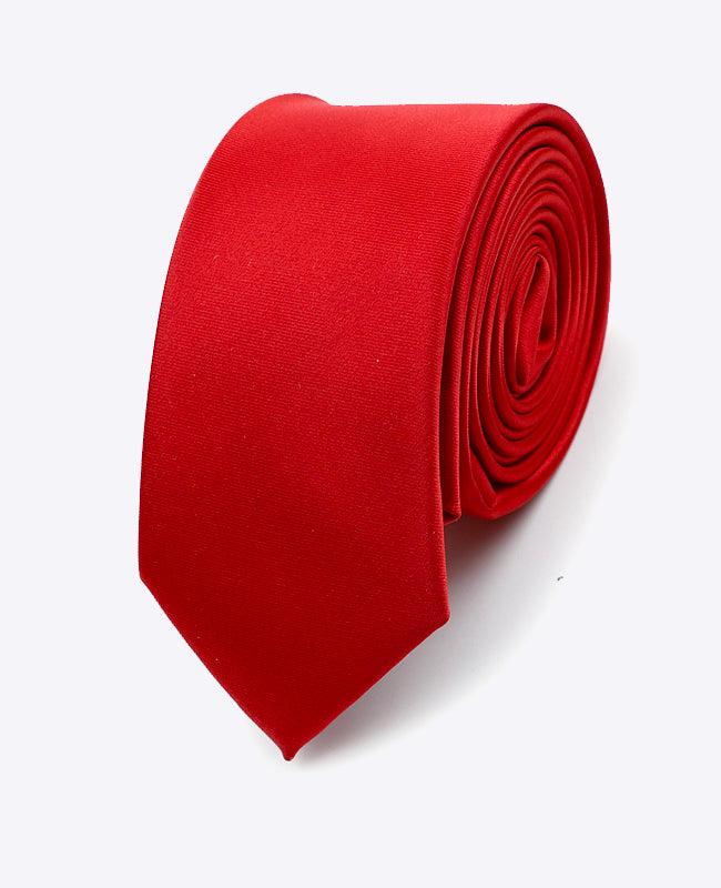 Cravatta Rosso n°2 Uomo in Poliestere | Jules - Unipap's