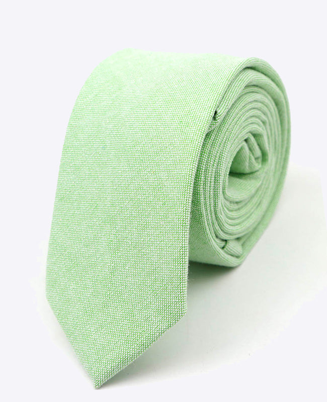 Cravatta Verde n°1 Uomo in Cotone | Edgard - Unipap's