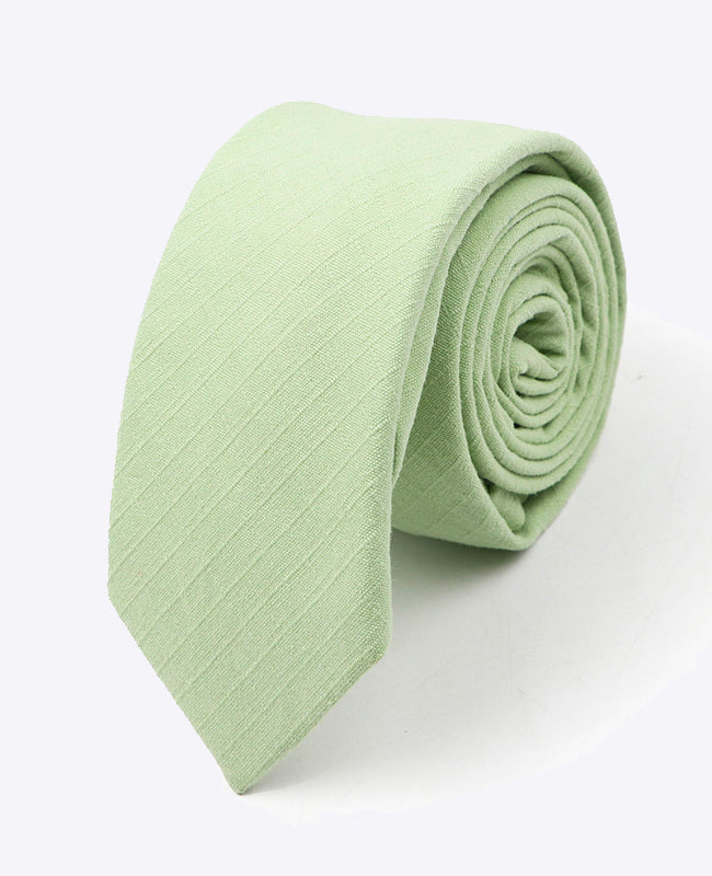 Cravatta Verde n°1 Uomo in Cotone | Oscar - Unipap's