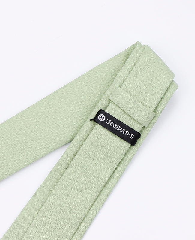 Cravatta Verde n°1 Uomo in Cotone | Oscar - Unipap's