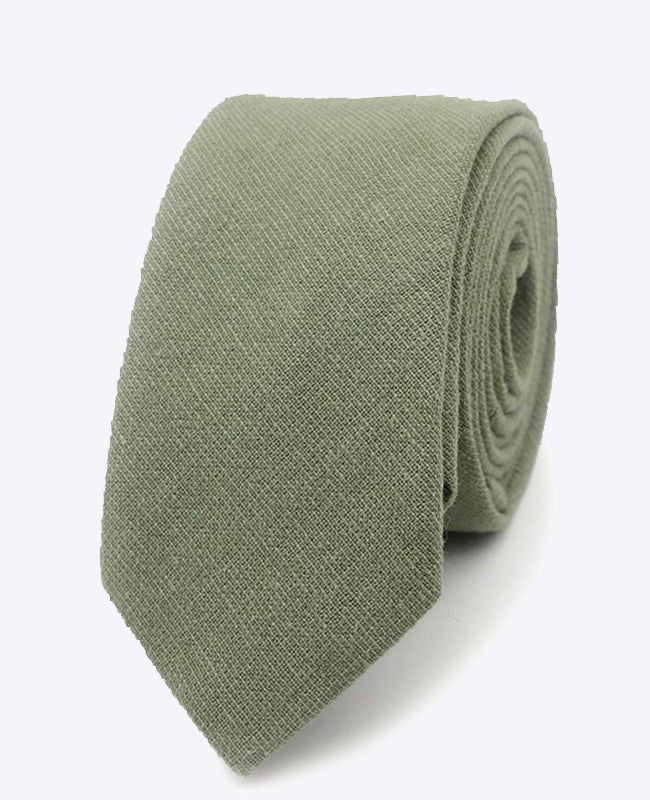 Cravatta Verde n°2 Uomo in Cotone | Edgard - Unipap's