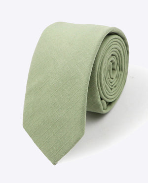 Cravatta Verde n°2 Uomo in Cotone | Oscar - Unipap's