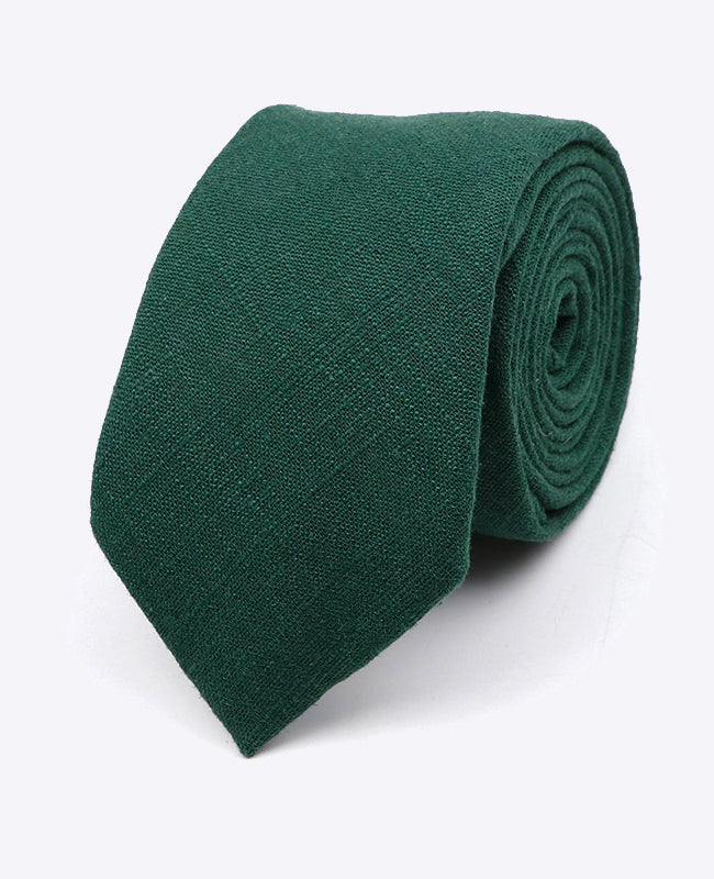 Cravatta Verde n°4 Uomo in Cotone | Edgard | Unipap's