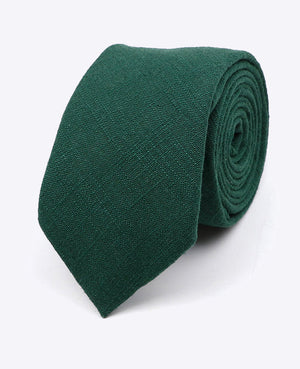 Cravatta Verde n°4 Uomo in Cotone | Edgard | Unipap's