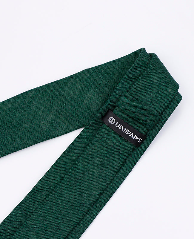 Cravatta Verde n°4 Uomo in Cotone | Edgard | Unipap's