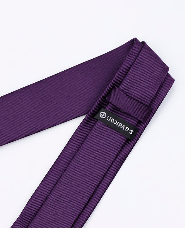 Cravatta Viola n°2 Uomo in Poliestere | Lucien - Unipap's