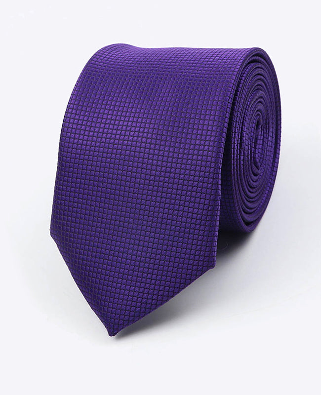 Cravatta Viola n°2 Uomo in Poliestere | Martin - Unipap's