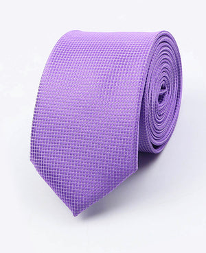 Cravatta Viola n°4 Uomo in Poliestere | Martin - Unipap's