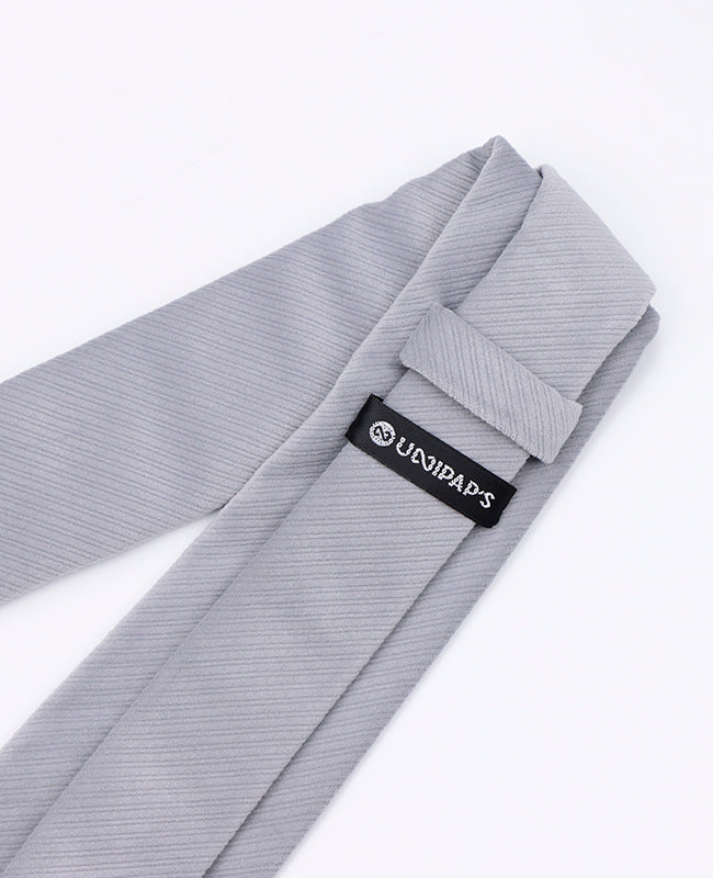 Cravatta Grigio Uomo in Velluto | Marius - Unipap's