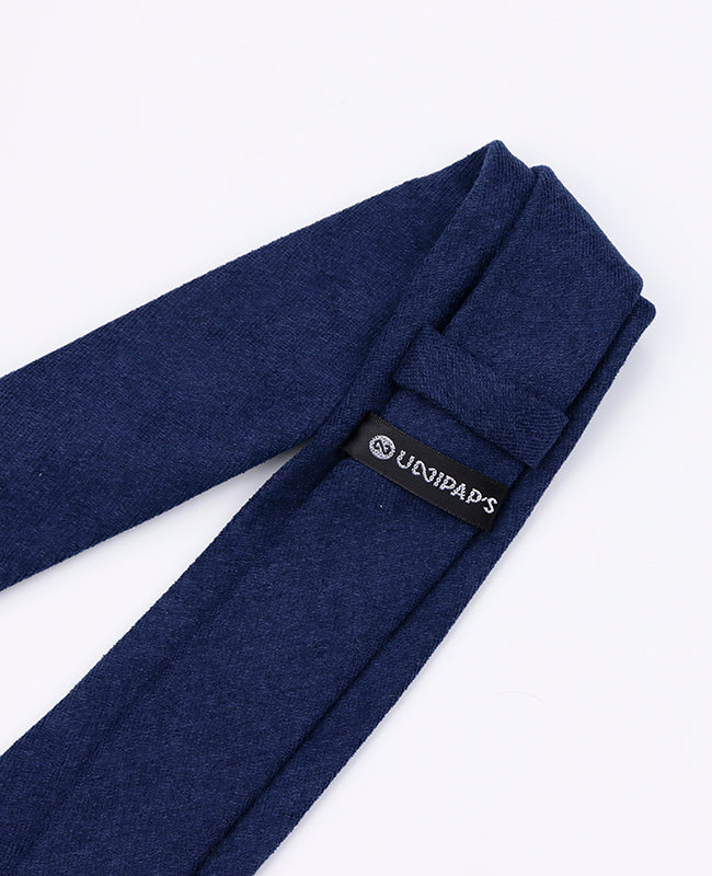 Cravatta Blu n°1 Uomo in Effetto Velluto | Simon - Unipap's