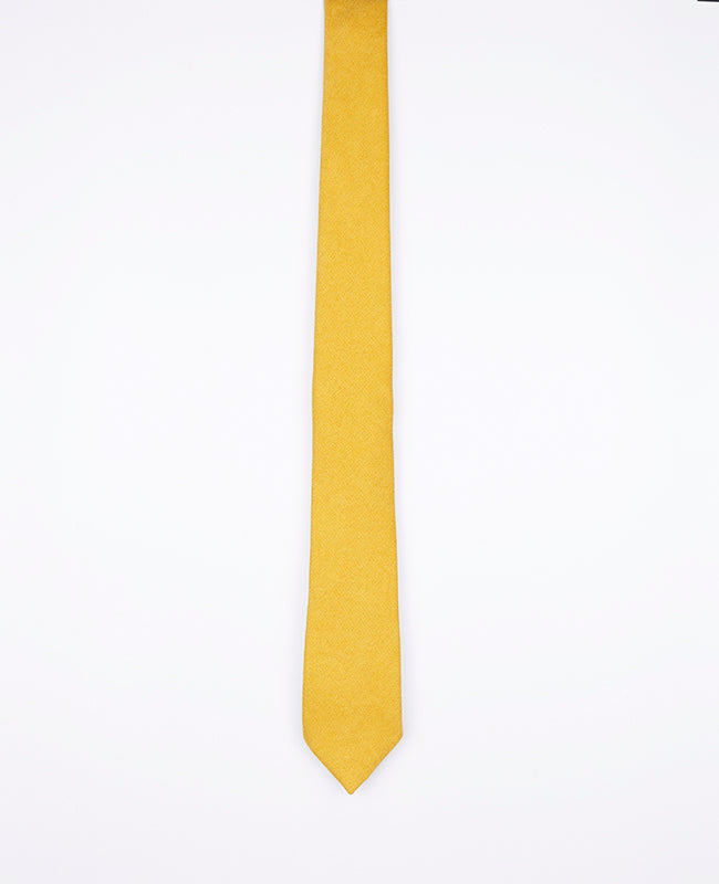 Cravatta Giallo n°2 Uomo in Effetto Velluto | Simon - Unipap's