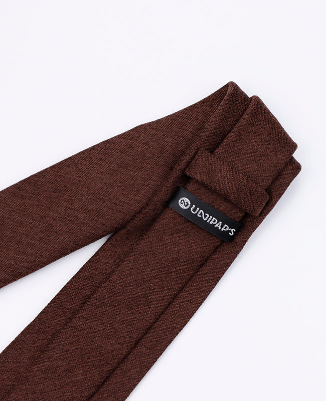 Cravatta Marrone n°2 Uomo in Effetto Velluto | Simon - Unipap's