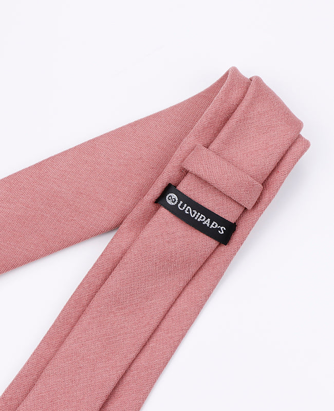 Cravatta Rosa n°2 Uomo in Effetto Velluto | Simon - Unipap's