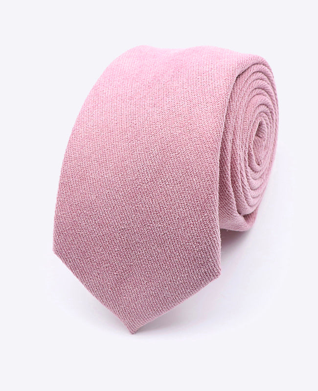 Cravatta Rosa n°3 Uomo in Effetto Velluto | Simon - Unipap's