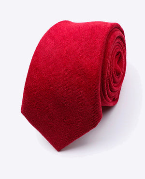 Cravatta Rosso n°2 Uomo in Effetto Velluto | Simon - Unipap's