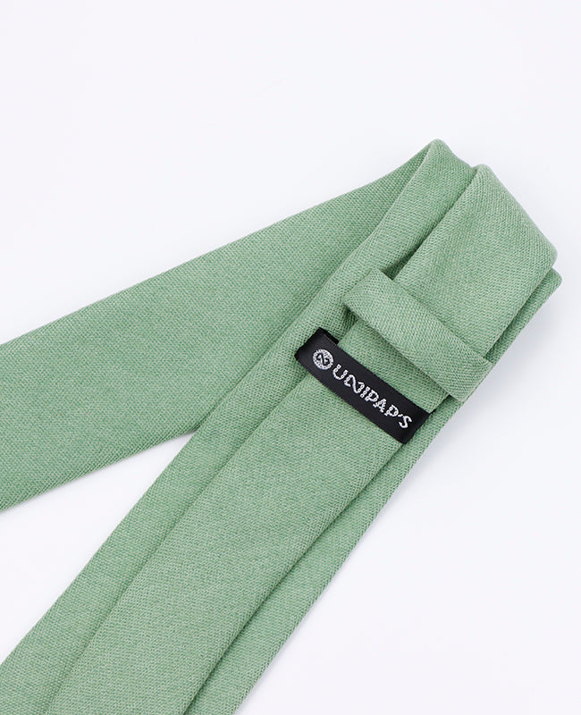 Cravatta Verde n°2 Uomo in Effetto Velluto | Simon - Unipap's