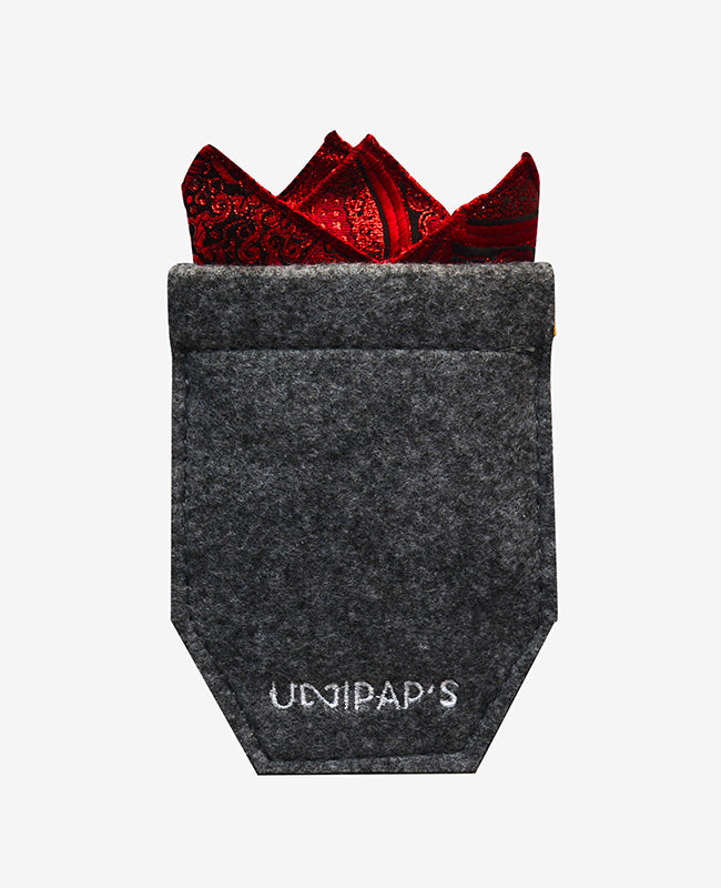 Custodia per fazzoletto da taschino Grigio