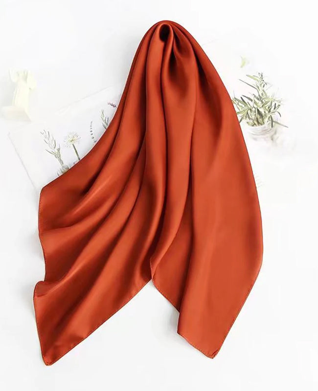 Foulard Terracotta Donna in Poliestere «Jeanne»