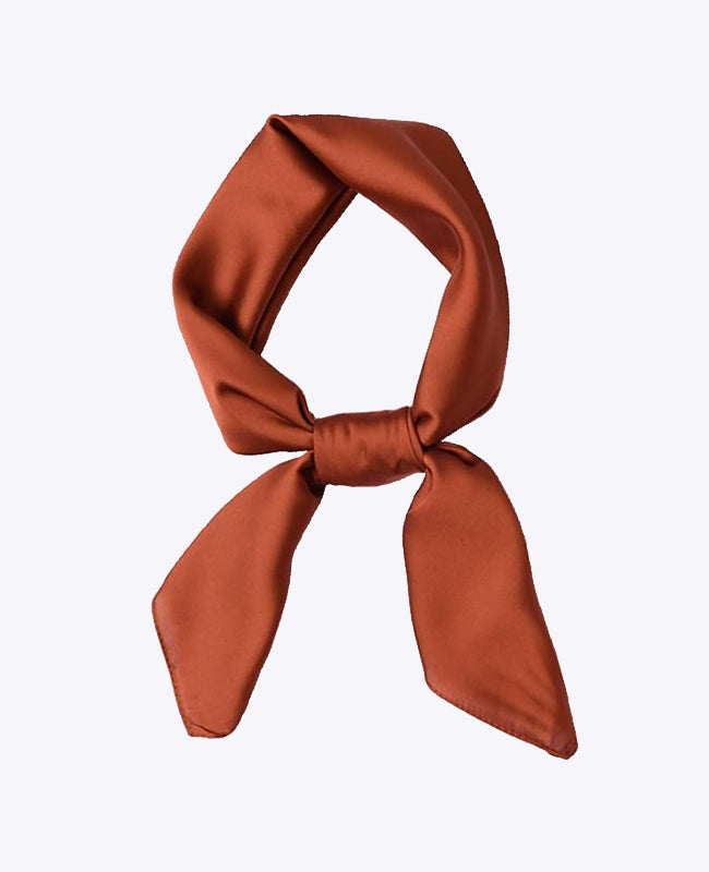 Foulard Terracotta Donna in Poliestere «Jeanne»