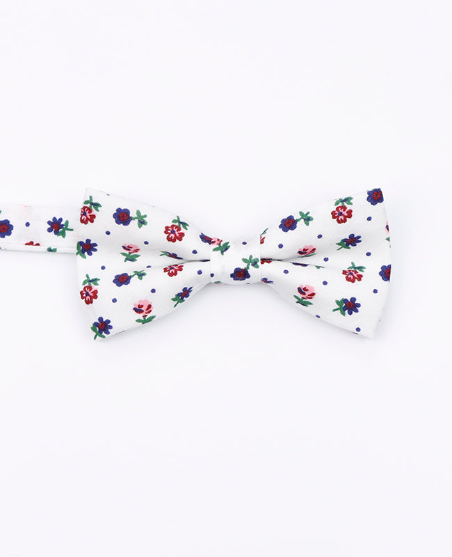 Papillon Liberty Bianco n°1 Bambini in Cotone