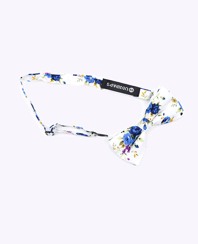 Papillon Liberty Bianco n°3 Bambini in Cotone