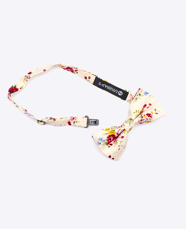 Papillon Liberty Bianco n°4 Bambini in Cotone | Charles - Unipap's