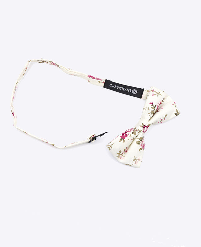 Papillon Liberty Bianco n°7 Bambini in Cotone | Charles - Unipap's