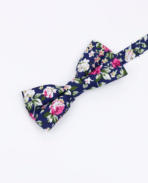 Noeud Papillon Liberty Bleu n°1 Enfant en Coton | Charles - Unipap's