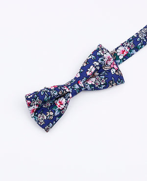 Noeud Papillon Liberty Bleu n°10 Enfant en Coton | Gaspard - Unipap's